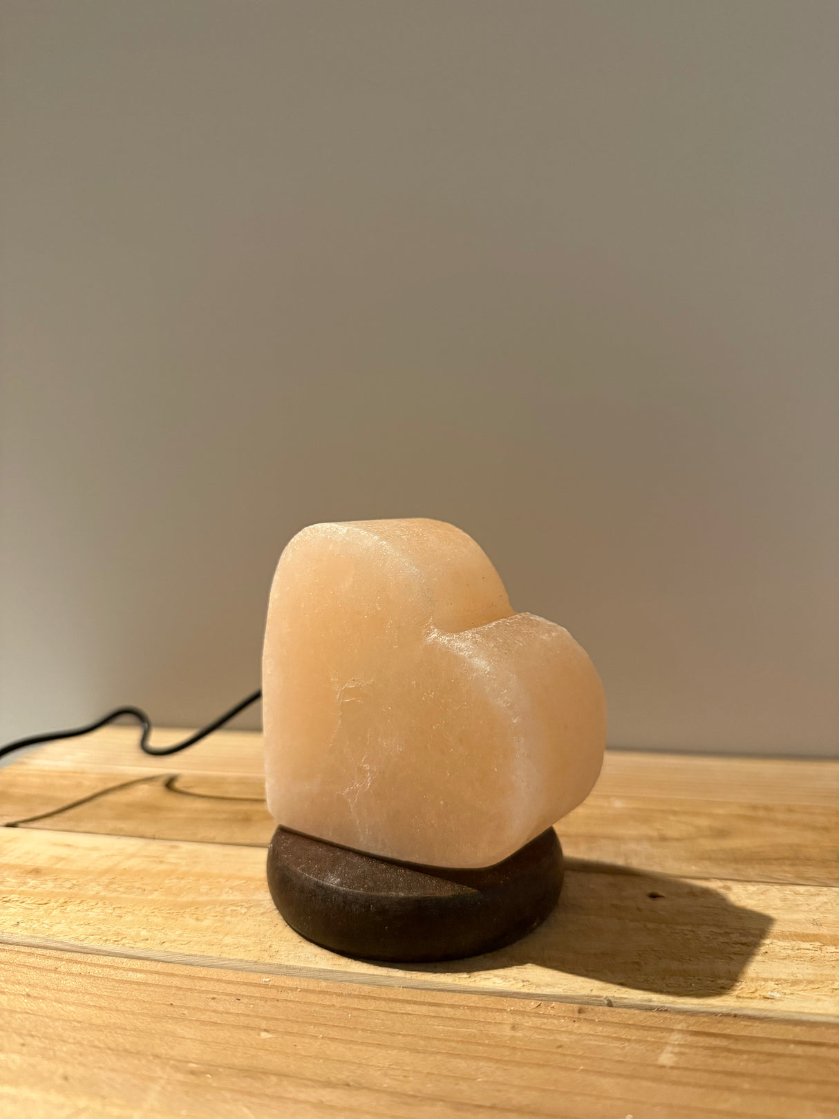 Himalaya USB-Salzlampe in Herzform – Rosa
