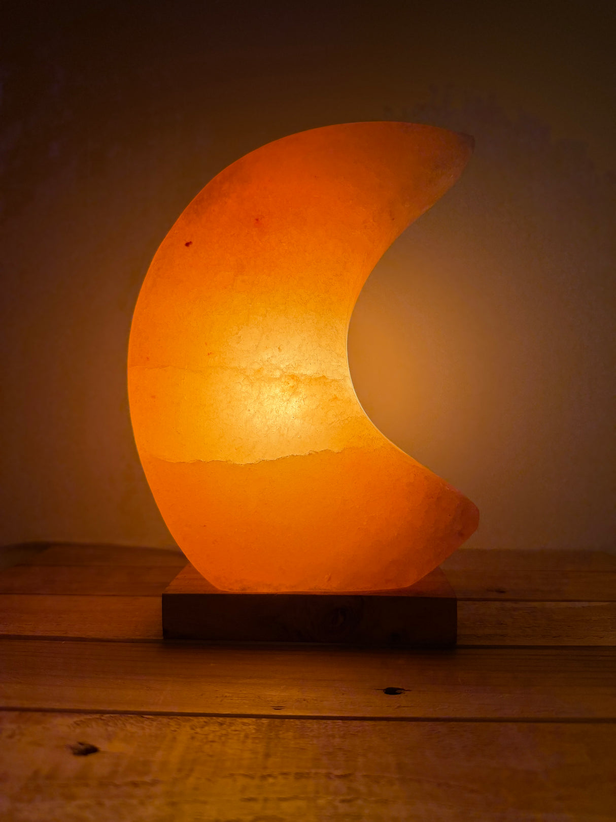 Himalaya-Salzlampe – Muschel mit Perle