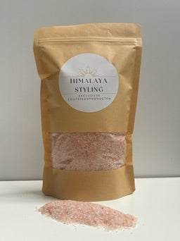 himalayazout in de keuken fijn roze zout voor koken en serveren