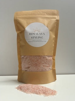 Himalayazout 1 kg verpakking, in duurzame kartonnen verpakking. 
