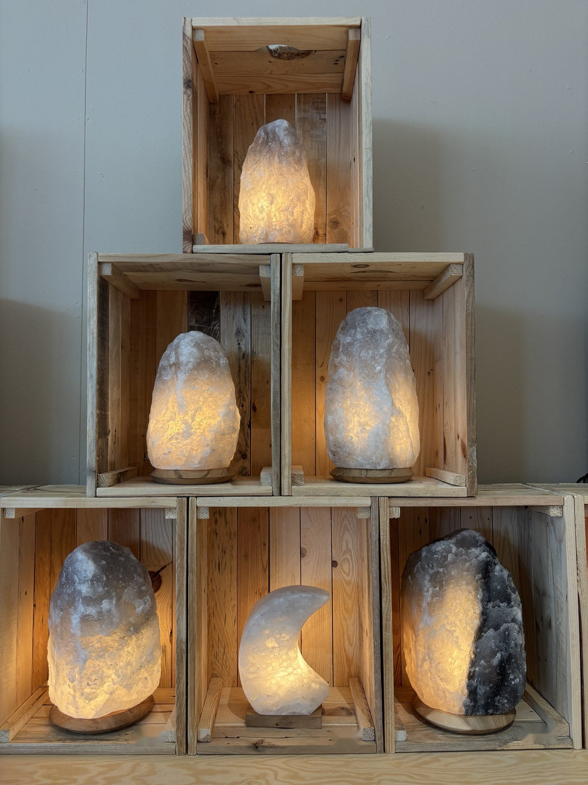 Grijze Himalaya Zoutlampen – 2 tot 50 kg