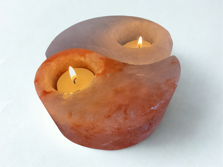 Himalaya Zoutsteen Waxinelichthouders