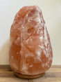 Himalaya zoutlamp 20-25kg, handgemaakt uit roze Himalayazout, sfeervolle natuurlijke luchtzuiveraar.