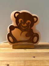 Himalaya-Salzlampe – Muschel mit Perle