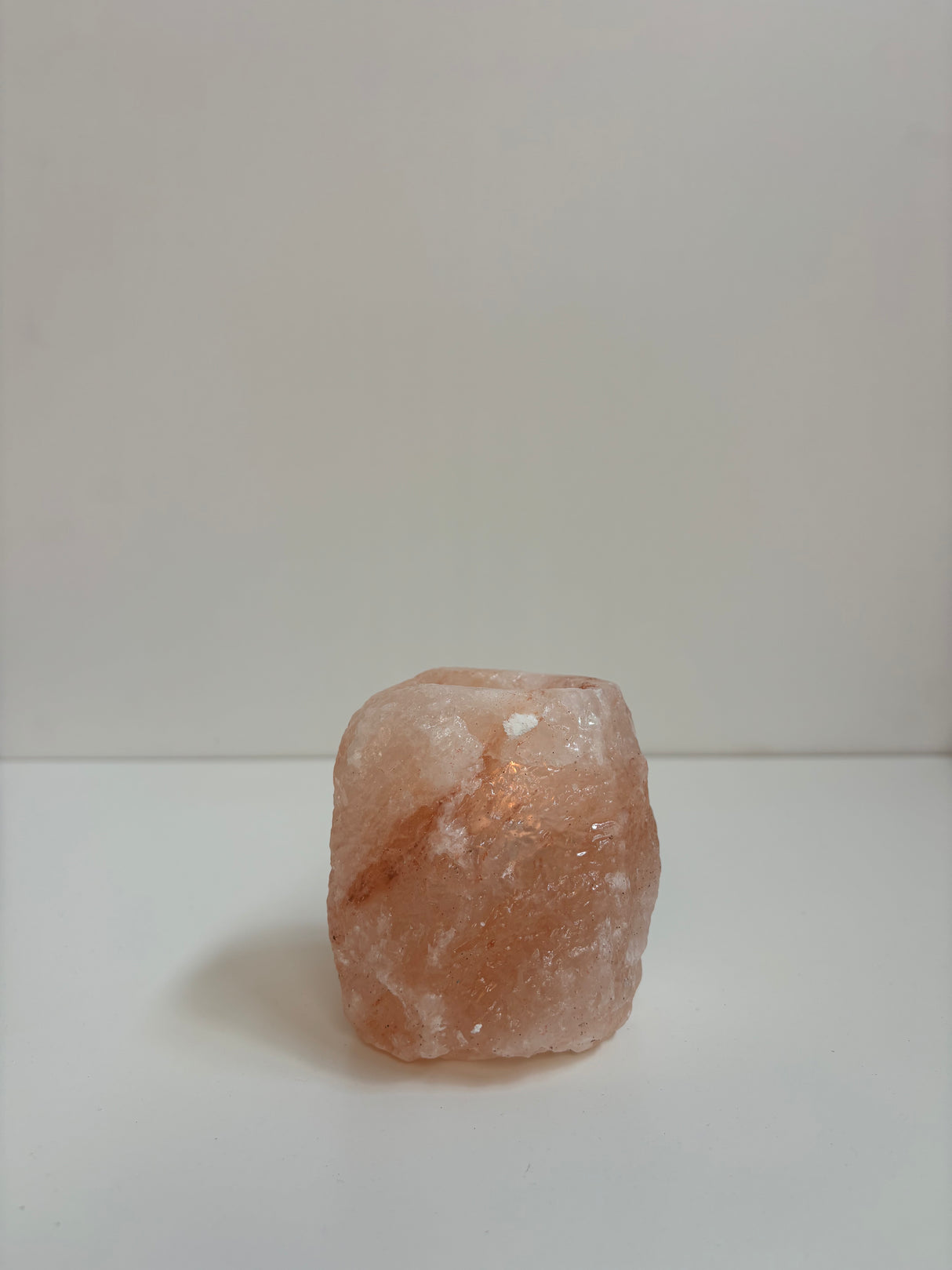 Natürlicher Himalaya-Salz Teelichthalter