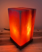 Feng Shui Himalaya zoutlamp, warm oranje gloeiend, 4.0 kg