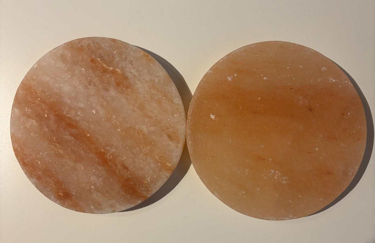 Himalaya Salzsteinplatte Rund Ø20×2,5 cm